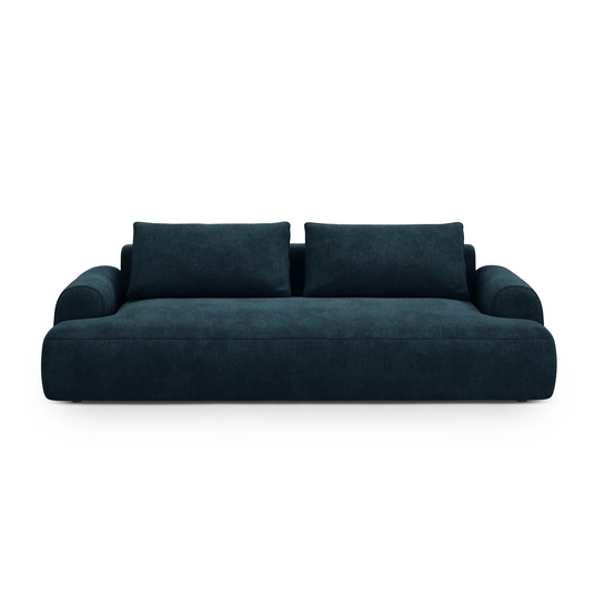 Velvet Sofa With Bed Function And Box, "Calma", 4 Seats, 250x100x84 Made in Europe
