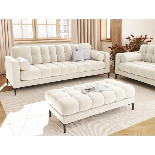 Velvet Sofa, "Bali", 4 Seats, 217x96x75 Made in Europe