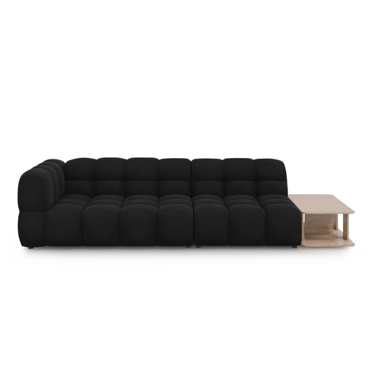 Velvet Right Modular Sofa, "Sky", 4 Seats, 297x102x70 Made in Europe
