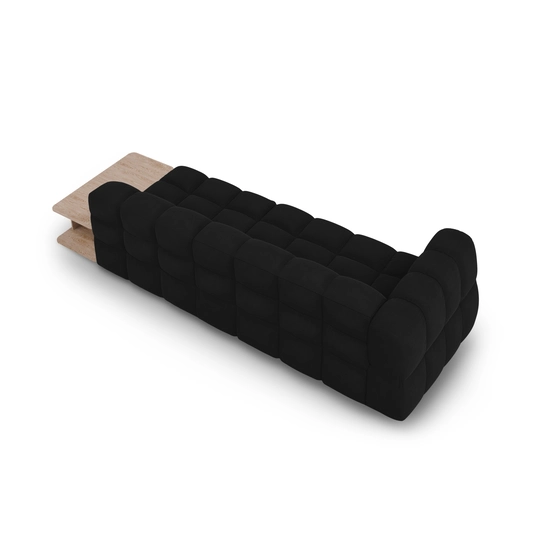 Velvet Right Modular Sofa, "Sky", 4 Seats, 297x102x70 Made in Europe