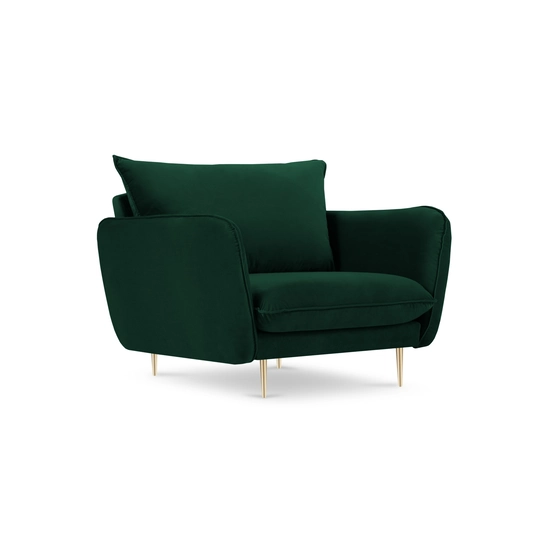 Velvet Armchair, "Vienna", 1 Seat, 97x94x95 Made in Europe