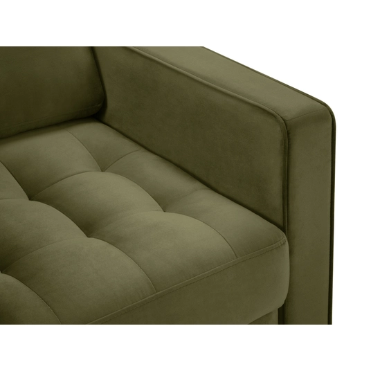 Velvet Armchair, "Aspen", 1 Seat, 80x90x90 Made in Europe