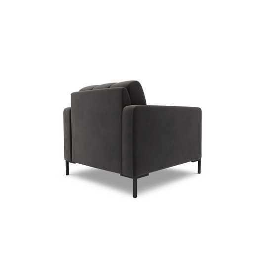 Velvet Armchair, "Bali", 1 Seat, 87x96x75 Made in Europe
