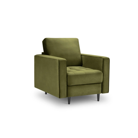 Velvet Armchair, "Aspen", 1 Seat, 80x90x90 Made in Europe