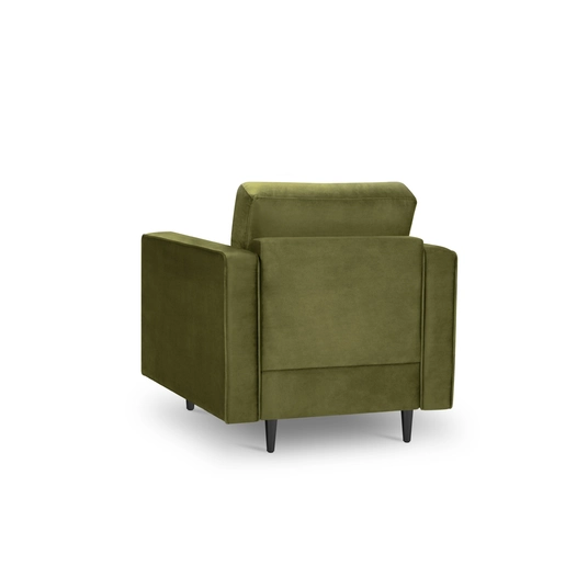 Velvet Armchair, "Aspen", 1 Seat, 80x90x90 Made in Europe