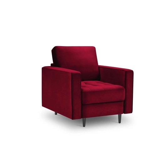 Velvet Armchair, "Aspen", 1 Seat, 80x90x90 Made in Europe