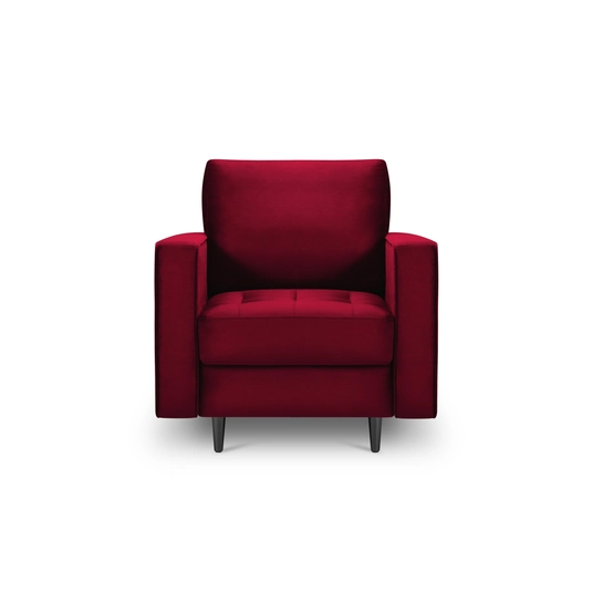 Velvet Armchair, "Aspen", 1 Seat, 80x90x90 Made in Europe