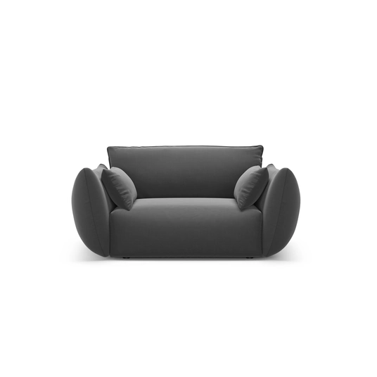 Velvet Armchair, "Matera", 1 Seat, 128x110x85 Made in Europe
