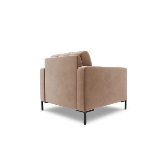 Velvet Armchair, "Bali", 1 Seat, 87x96x75 Made in Europe