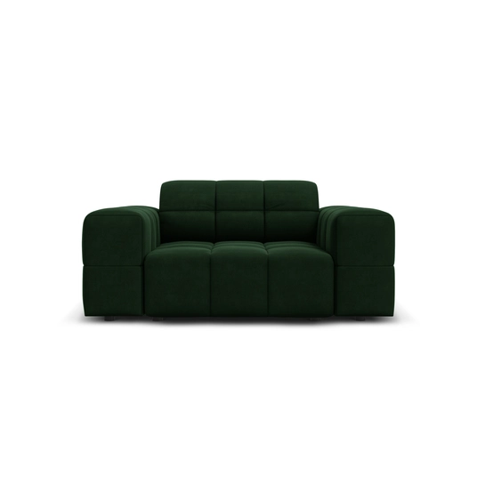 Velvet Armchair, "Chicago", 1 Seat, 124x102x70 Made in Europe