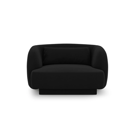 Velvet Armchair, "Tulum", 1 Seat, 103x90x70 Made in Europe
