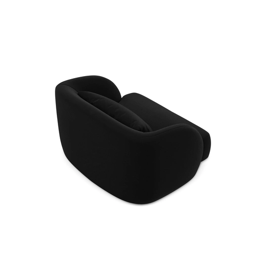 Velvet Armchair, "Tulum", 1 Seat, 103x90x70 Made in Europe