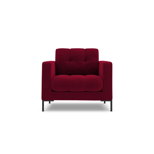 Velvet Armchair, "Bali", 1 Seat, 87x96x75 Made in Europe