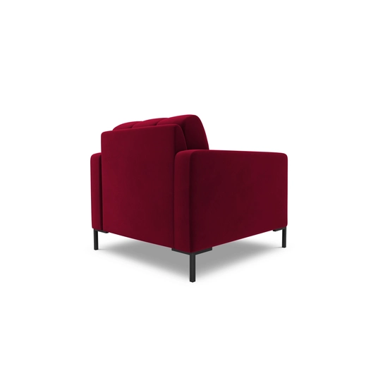 Velvet Armchair, "Bali", 1 Seat, 87x96x75 Made in Europe