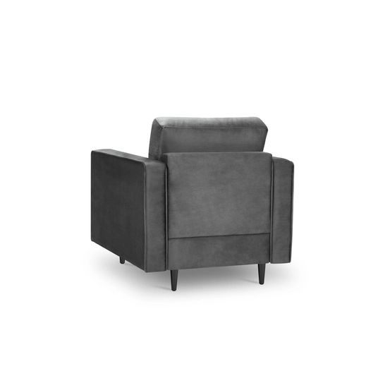 Velvet Armchair, "Aspen", 1 Seat, 80x90x90 Made in Europe