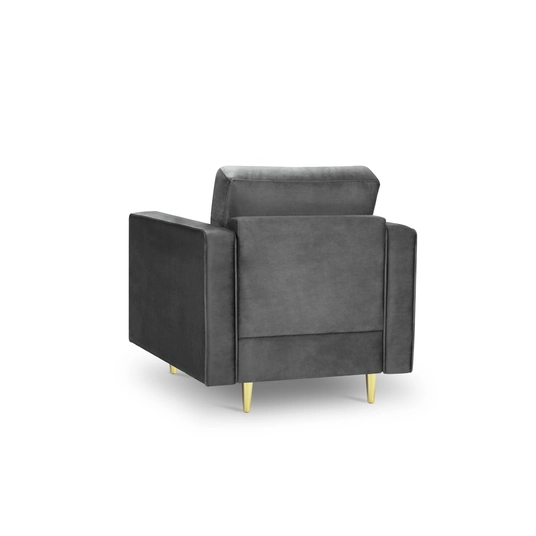 Velvet Armchair, "Aspen", 1 Seat, 80x90x90 Made in Europe