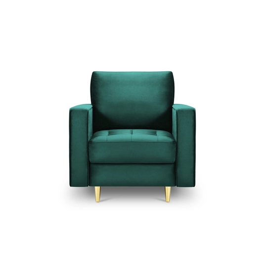 Velvet Armchair, "Aspen", 1 Seat, 80x90x90 Made in Europe