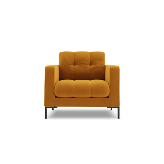 Velvet Armchair, "Bali", 1 Seat, 87x96x75 Made in Europe