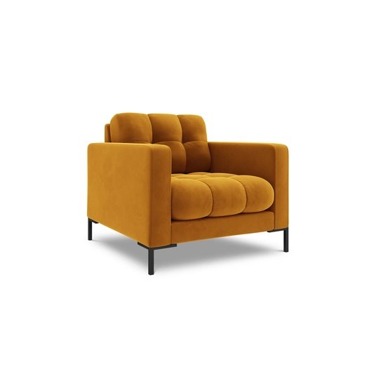Velvet Armchair, "Bali", 1 Seat, 87x96x75 Made in Europe