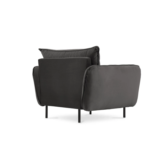 Velvet Armchair, "Vienna", 1 Seat, 97x94x95 Made in Europe