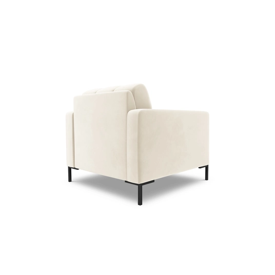 Velvet Armchair, "Bali", 1 Seat, 87x96x75 Made in Europe