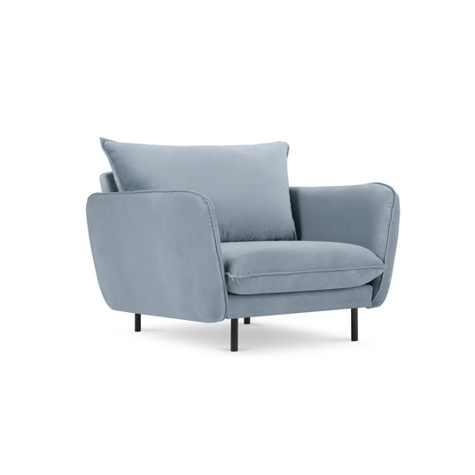 Velvet Armchair, "Vienna", 1 Seat, 97x94x95 Made in Europe