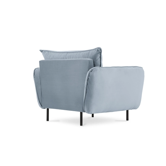 Velvet Armchair, "Vienna", 1 Seat, 97x94x95 Made in Europe