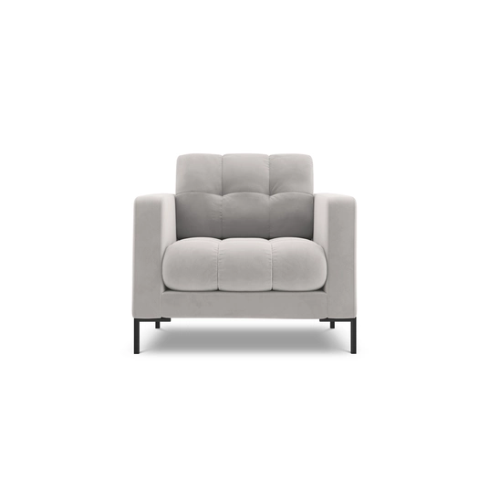 Velvet Armchair, "Bali", 1 Seat, 87x96x75 Made in Europe
