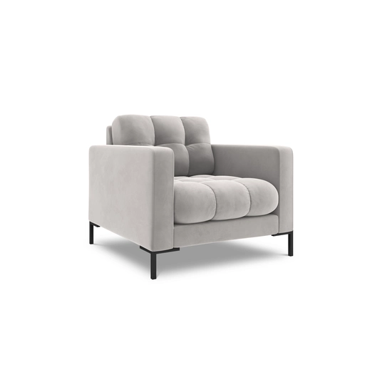 Velvet Armchair, "Bali", 1 Seat, 87x96x75 Made in Europe