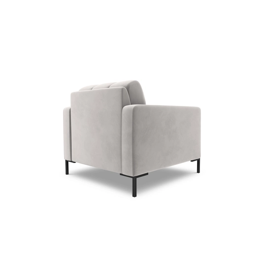 Velvet Armchair, "Bali", 1 Seat, 87x96x75 Made in Europe