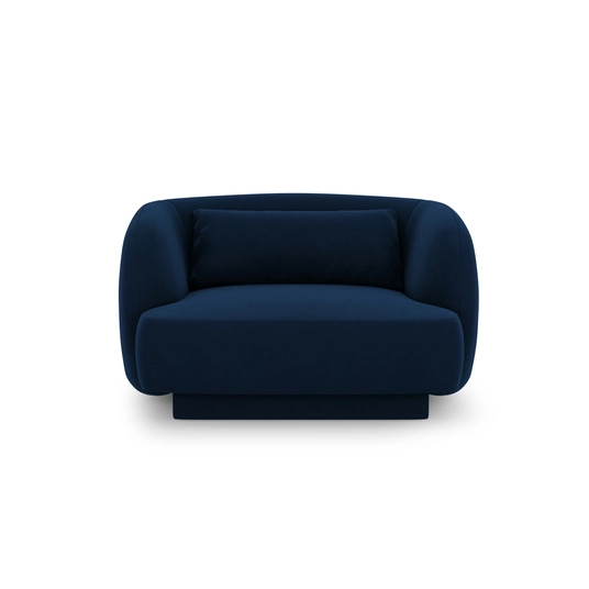Velvet Armchair, "Tulum", 1 Seat, 103x90x70 Made in Europe