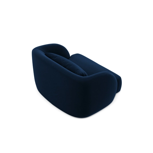 Velvet Armchair, "Tulum", 1 Seat, 103x90x70 Made in Europe