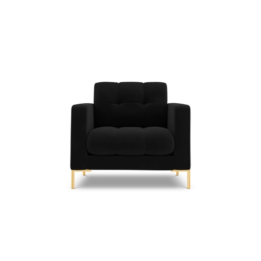 Velvet Armchair, "Bali", 1 Seat, 87x96x75 Made in Europe