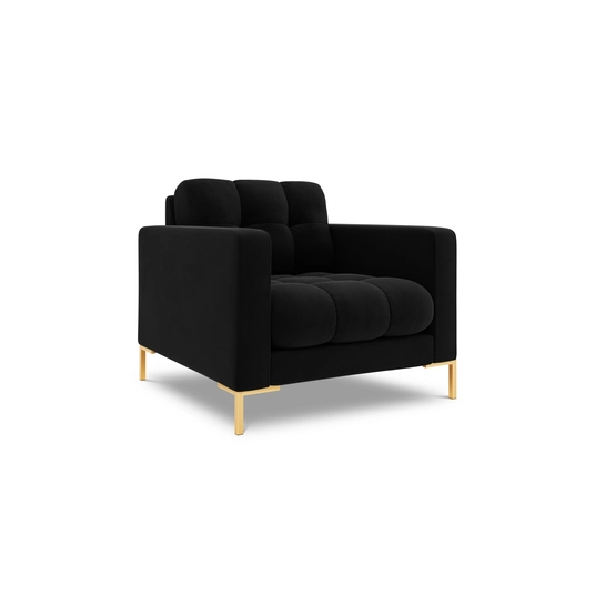Velvet Armchair, "Bali", 1 Seat, 87x96x75 Made in Europe