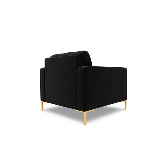 Velvet Armchair, "Bali", 1 Seat, 87x96x75 Made in Europe