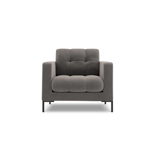 Velvet Armchair, "Bali", 1 Seat, 87x96x75 Made in Europe