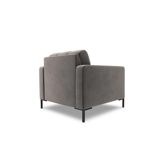 Velvet Armchair, "Bali", 1 Seat, 87x96x75 Made in Europe