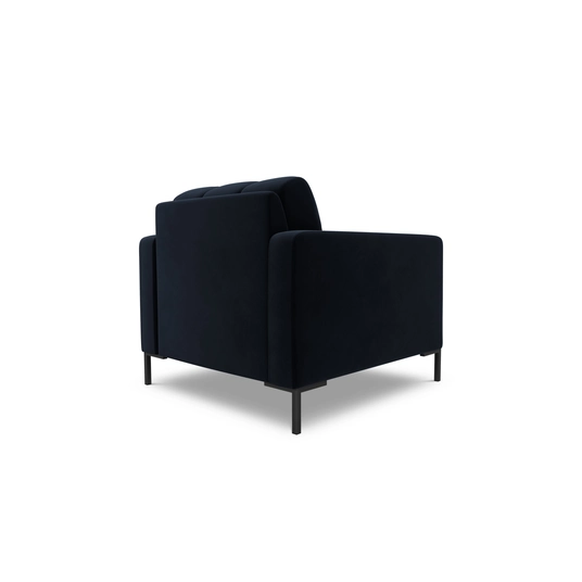 Velvet Armchair, "Bali", 1 Seat, 87x96x75 Made in Europe