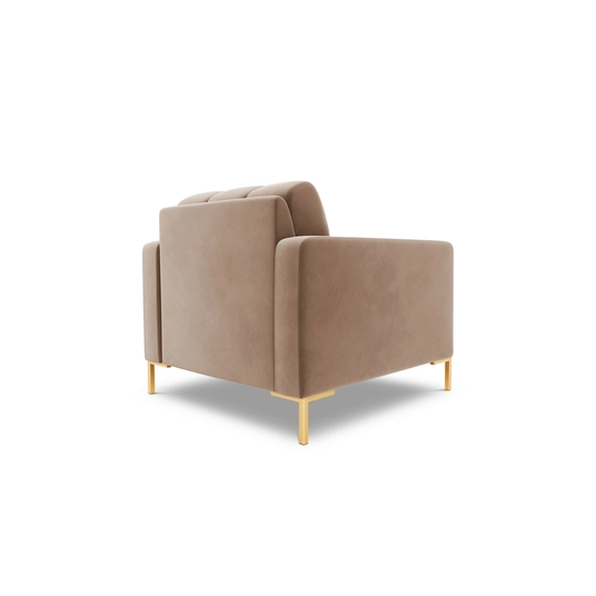 Velvet Armchair, "Bali", 1 Seat, 87x96x75 Made in Europe