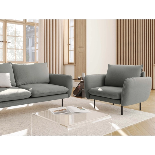 Boucle Armchair, "Vienna", 1 Seat, 97x94x95 Made in Europe