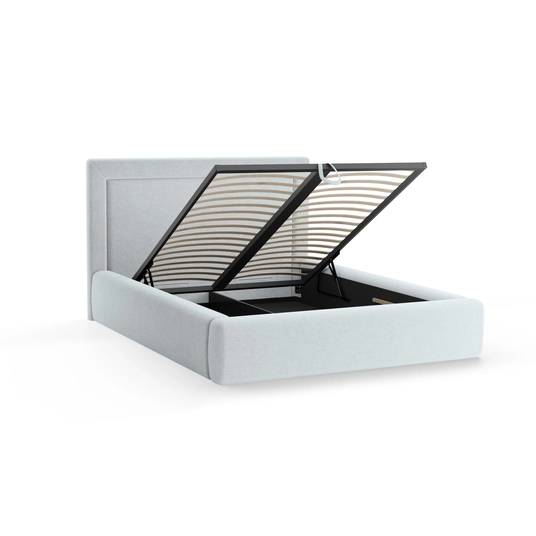 Storage Bed With Headboard, "Kemer", 230x165x120 Made in Europe