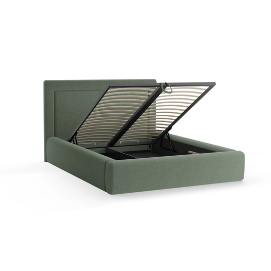 Storage Bed With Headboard, "Kemer", 230x185x120 Made in Europe