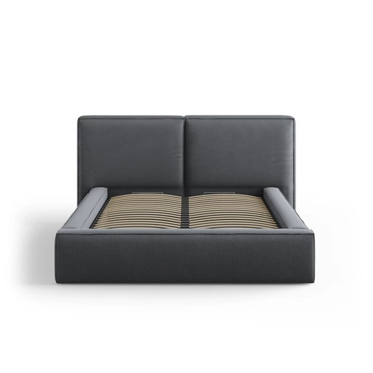 Storage Bed With Double Headboard, "Arendal", 228x194x97.5 Made in Europe