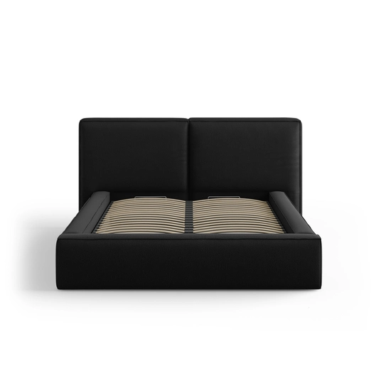Storage Bed With Double Headboard, "Arendal", 228x194x97.5 Made in Europe