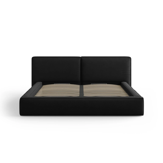 Storage Bed With Double Headboard, "Arendal", 228x251x97.5 Made in Europe