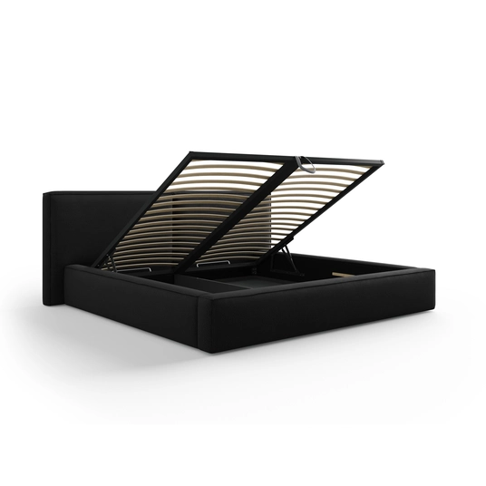 Storage Bed With Double Headboard, "Arendal", 228x251x97.5 Made in Europe