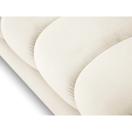 Velvet Chaise Longue Left, "Bali", 1 Seat, 185x102x75 Made in Europe