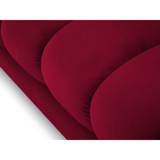 Velvet Chaise Longue Left, "Bali", 1 Seat, 185x102x75 Made in Europe