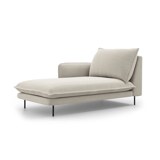 Chaise Longue Left, "Vienna", 1 Seat, 170x110x95 Made in Europe