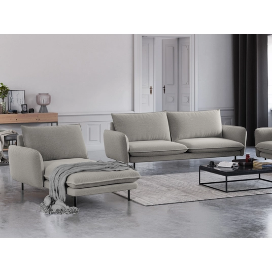 Chaise Longue Left, "Vienna", 1 Seat, 170x110x95 Made in Europe
